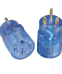 America Adapter Translucent NEMA TT-30P to NEMA 14-50R Wither Indicator Light UL listed