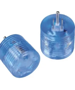 America Adapter Translucent with indicator light NEMA 5-15P to NEMA TT-30R UL