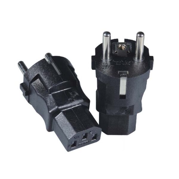 CEE77 Europe to IEC320 C13 adapter