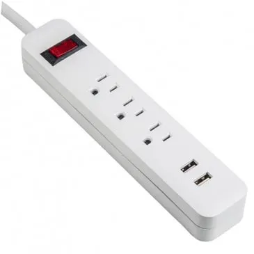 Power-Strip-Manufacturer-3-Outlet-Surge-Protector-Power-Strip-with-2.1A-3-USB-Charging-Ports-3-6-Foot12-Ft-and-Custom-Long-Power-Cord-UL-Listed