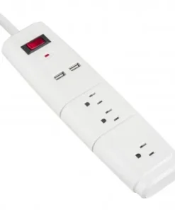 Surge-Protector-Filter-Indicator-Transformer-Outlet-USB-Ports-Circuit-Breaker-Switch